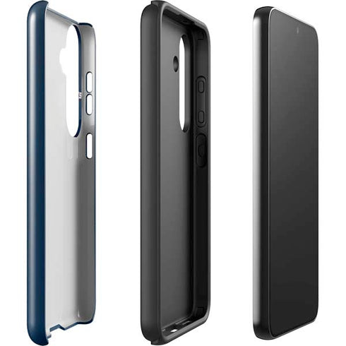 NHL Columbus Blue Jackets Distressed Galaxy S25 Plus Impact Case
